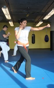 Mixed martial arts - woman boxing